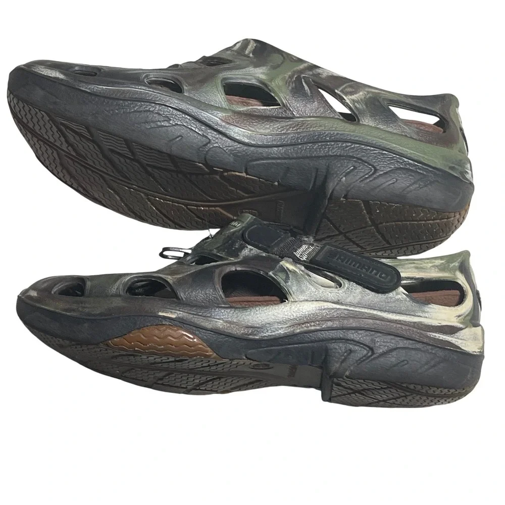 Shimano Evair Marine Sandals Camo Fishing Boat Water Shoes Mens 5 Womens‎ 7